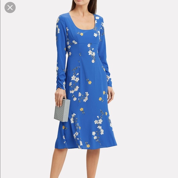 INTERMIX Dresses & Skirts - Intermix blue floral dress size 2